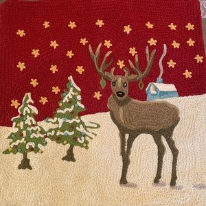 Pottery Barn Reindeer Pillow Cover 18x18.